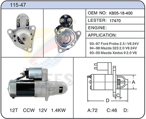 115-47 (K805-18-400 17470）