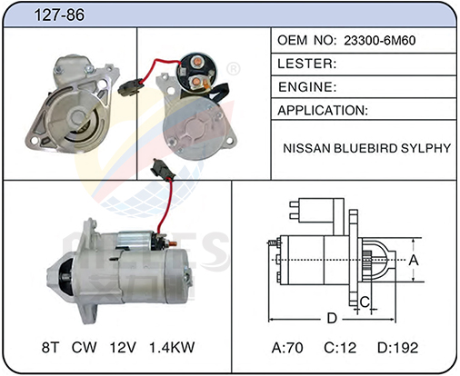 127-86(23300-6M60)