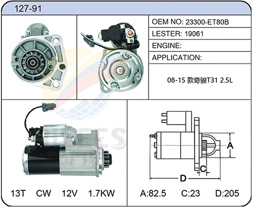 127-91(23300-ET80B  19061)