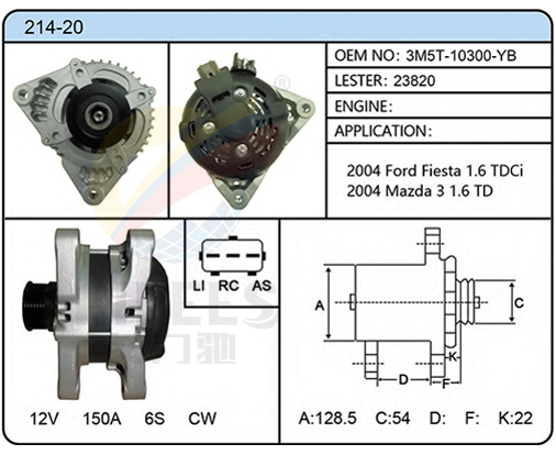 214-20（3M5T-10300-YB）