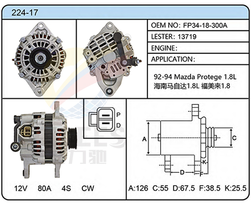 224-17（FP34-18-300A  13719）