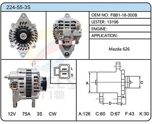 224-55-3S（F8B1-18-300B  13196）