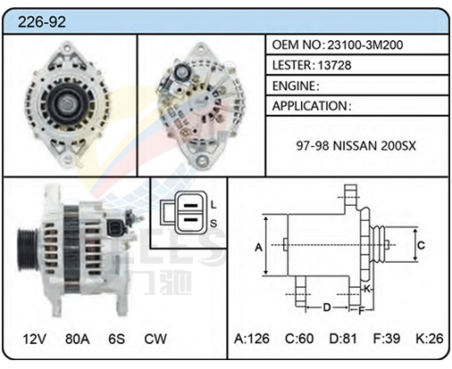 226-92（23100-3M200  13728）
