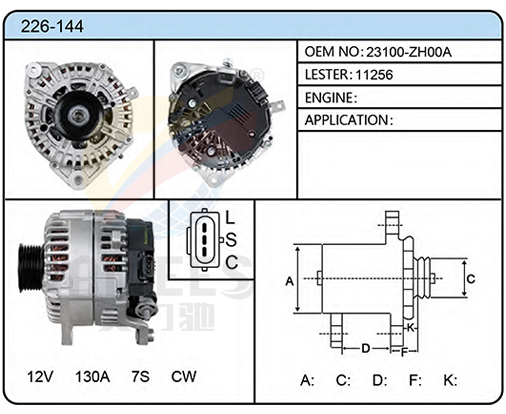 226-144（23100-ZH00A  11256）