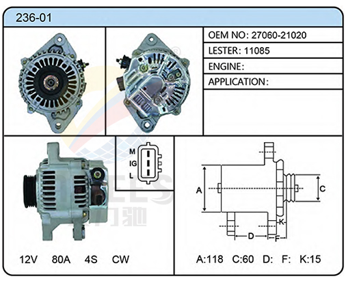 236-01 (27060-21020 11085)