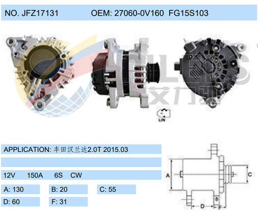 JFZ17131 (27060-0V160 FG15S103)