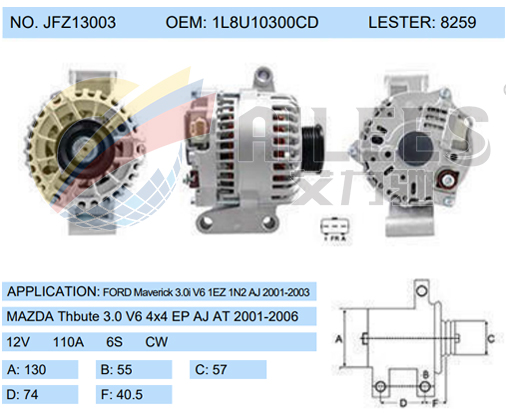 JFZ13003 (1L8U10300CD 8259)