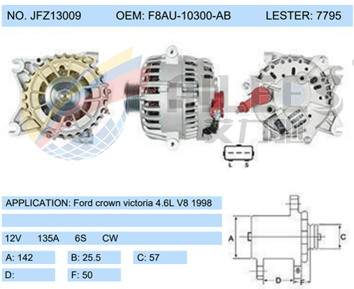 JFZ13009 (F8AU-10300-AB 7795)