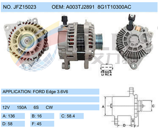 JFZ15023 (A003TJ2891 8G1T10300AC)