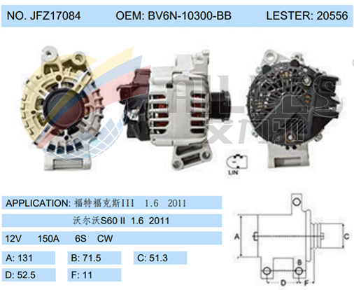 JFZ17084 (BV6N-10300-BB 20556)