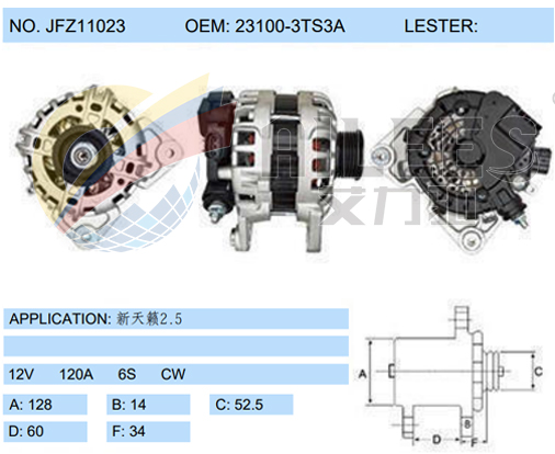 JFZ11023(23100-3TS3A)