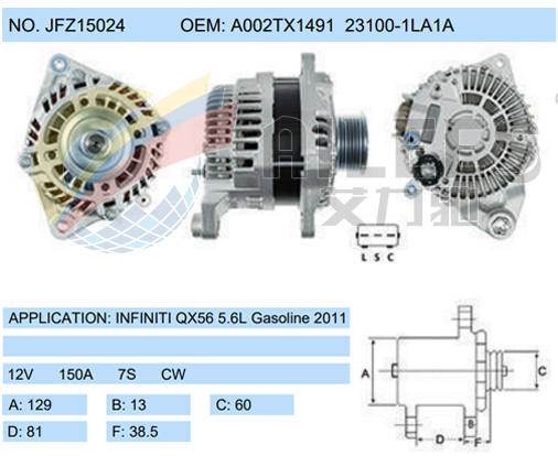 JFZ15024(A002TX1491 23100-1LA1A)