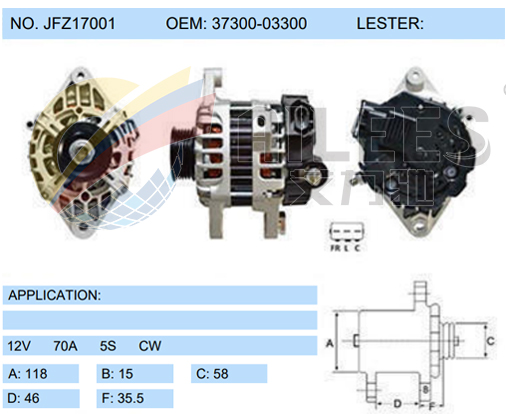 JFZ17001(37300-03300)