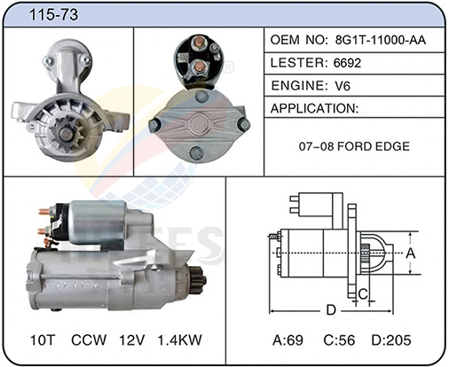 115-73 (8G1T-11000-AA 6692)