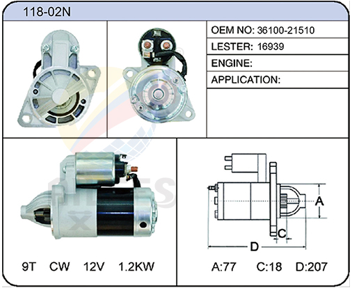 118-02N(36100-21510 16939)