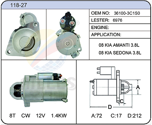 118-27(36100-3C1S0  6976)