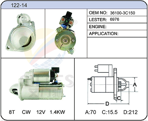 122-14(36100-3C150  6976)