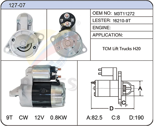 127-07(M3T11272  16210-9T)