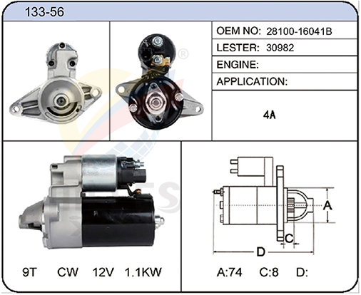 133-56(28100-16041B  30982)