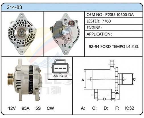 214-83（F23U-10300-DA  7760）