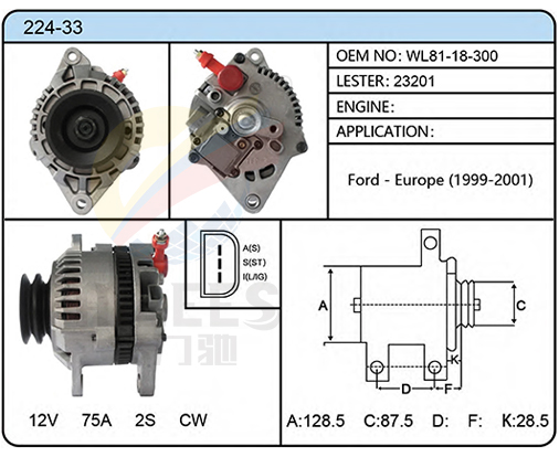 224-33（WL81-18-300  23201）