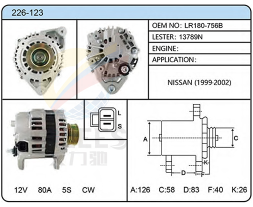226-123（LR180-756B  13789N）