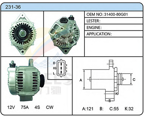 231-36（31400-80G01）