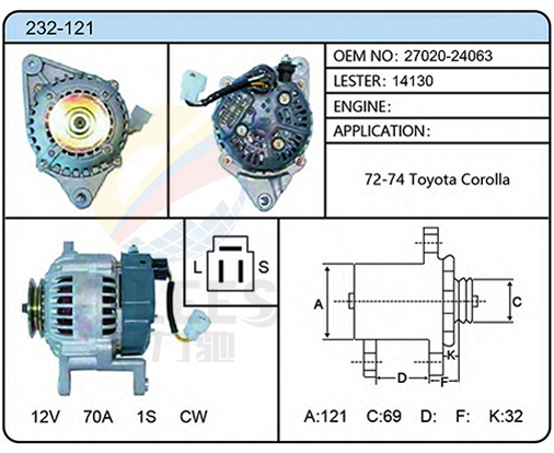 232-121（27020-24063  14130）