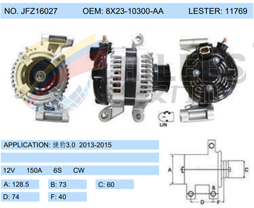 JFZ16027(8X23-10300-AA 11769)