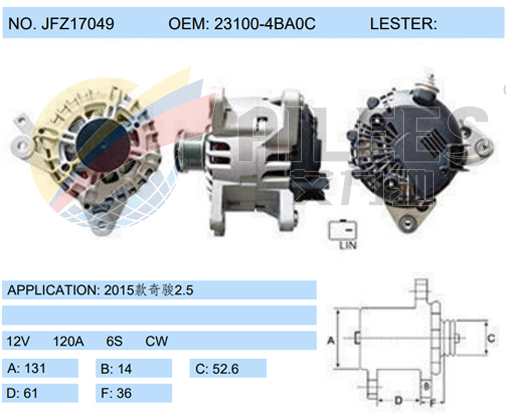 JFZ17049(23100-4BA0C)